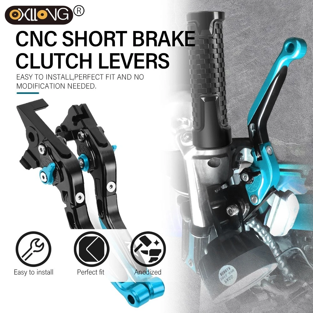 

For CFMOTO CF MOTO 675NK 675 NK NK675 2024 2025 2026 Motorcycle Accessories Adjustable Folding Brake Clutch Levers HANDLE BAR