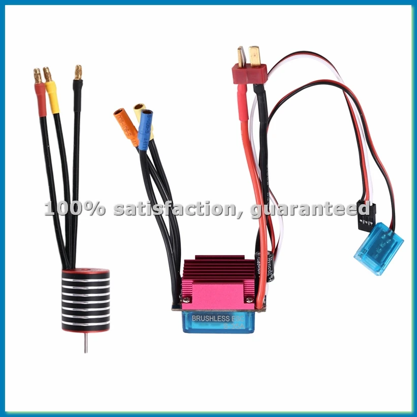 2430 Brushless Motor for 1/8 1/10 1/12 1/14 RC Car Drift Racing Off-Road with 30A ESC 5800KV-A79M