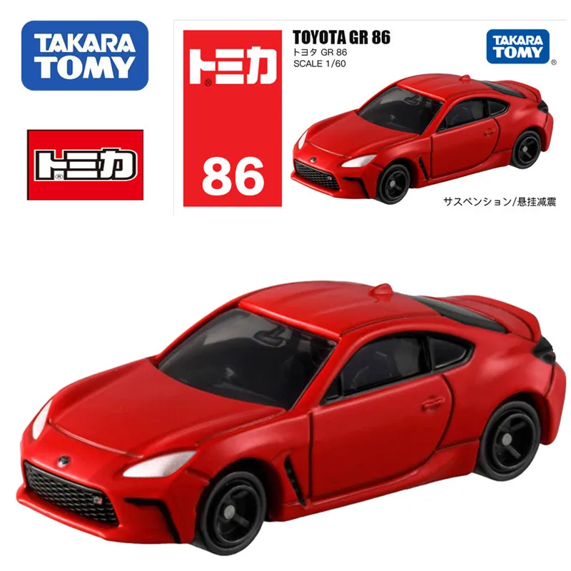 

Модель спортивного автомобиля TAKARA TOMY Tomica Toyota 86, модель автомобиля с орнаментом 1/60, миниатюрная модель автомобиля из литого сплава, детская игрушка в подарок