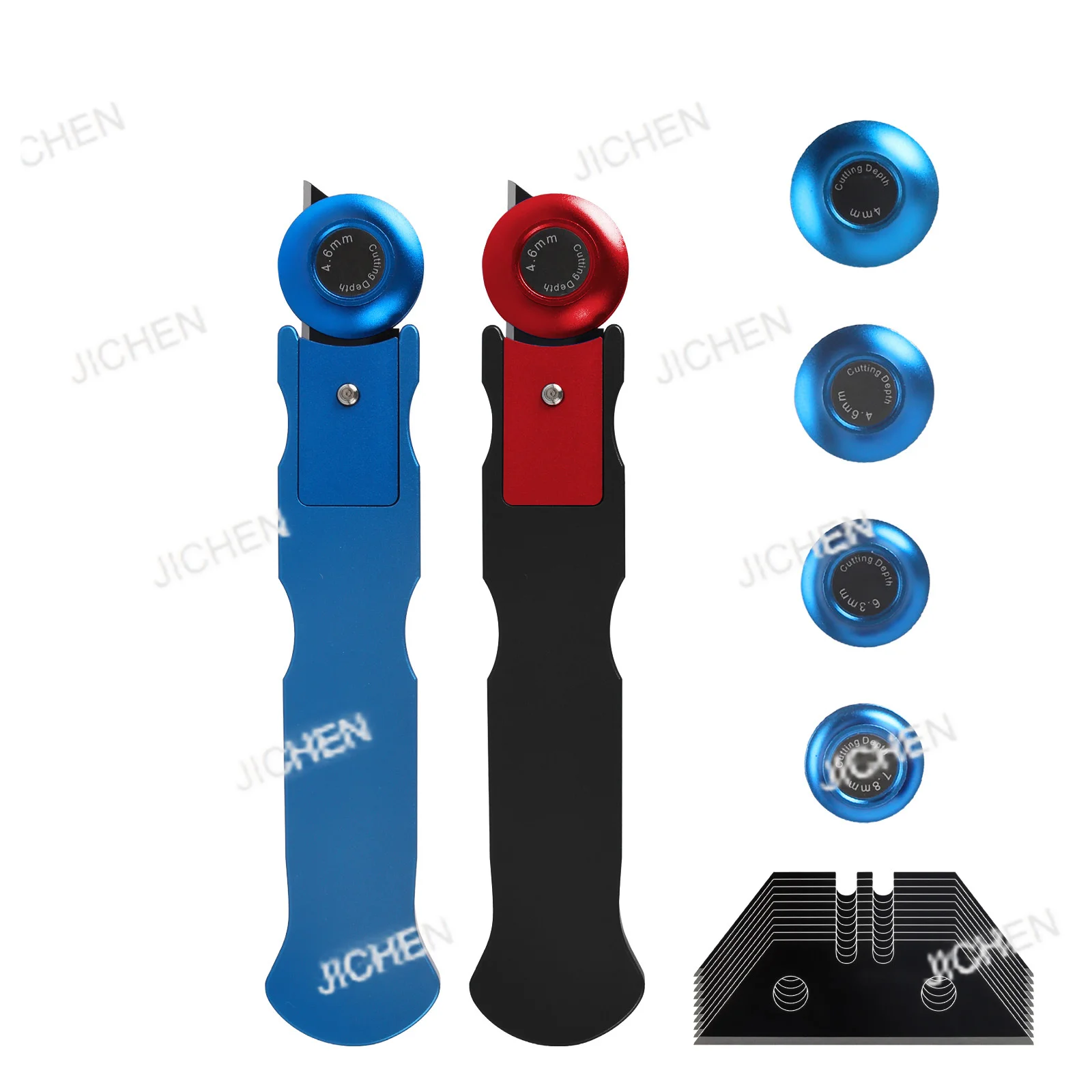 

JC Film Cutting Knife Set Carbon Knife Cutting Tools Window Tint Cutting Trimming Tools Rotary Gap Cutter Set