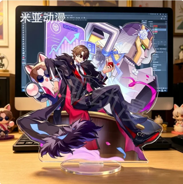 Anime Honkai：Star Rail Lyndon Skott Acrylic Stand Figure Model Plate Cosplay Collection Desktop Decor Gifts XH