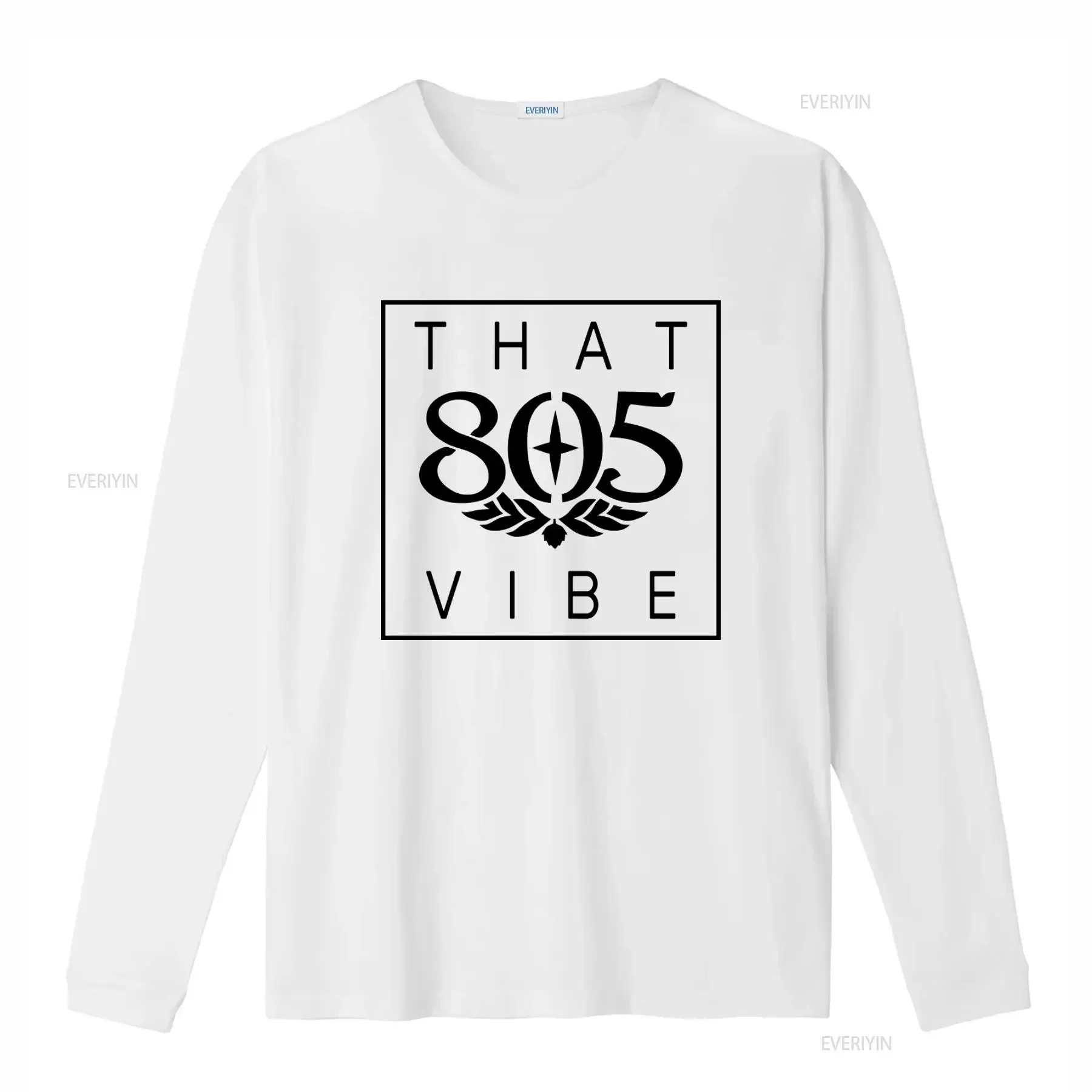 805 Vibe Stylish T Shirt Born On The Central Coast White Size Large vintage Washed Comfortable designer clothes Unisex