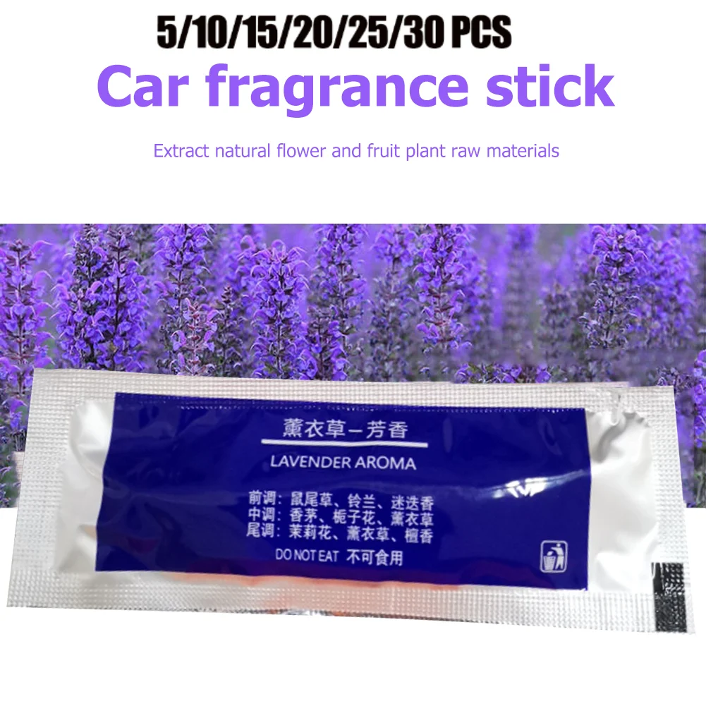 Car Air Fresheners Refills Romantic Lavender Air Freshener Refill for Air Vent Natural Scent Refills