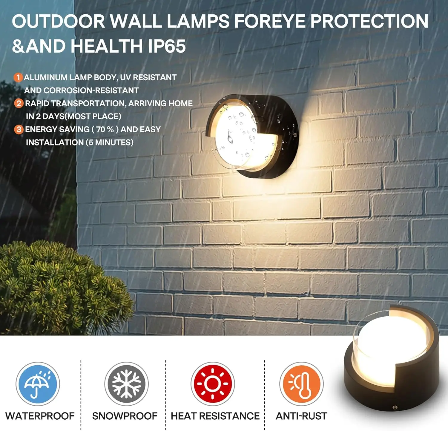 

Led Outdoor Wall Light Waterproof IP66 Motion Sensor Led Outdoor Lighting Porch Lights Balcony Garden Lights Outdoor Wall Lamp