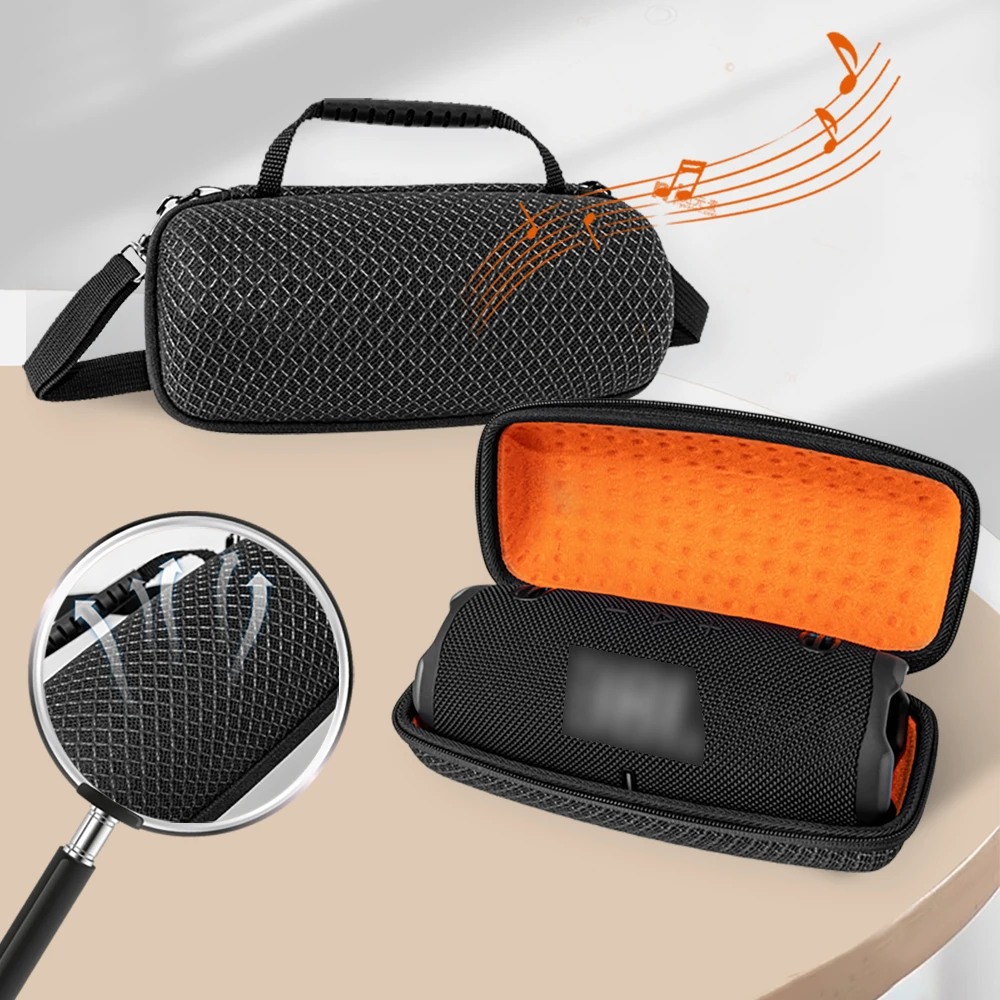 Portable Bag for JBL CHARGE6 Speaker Sound Permeable Bags Charge 6 Outdoors Travel Carrying Transparent Case