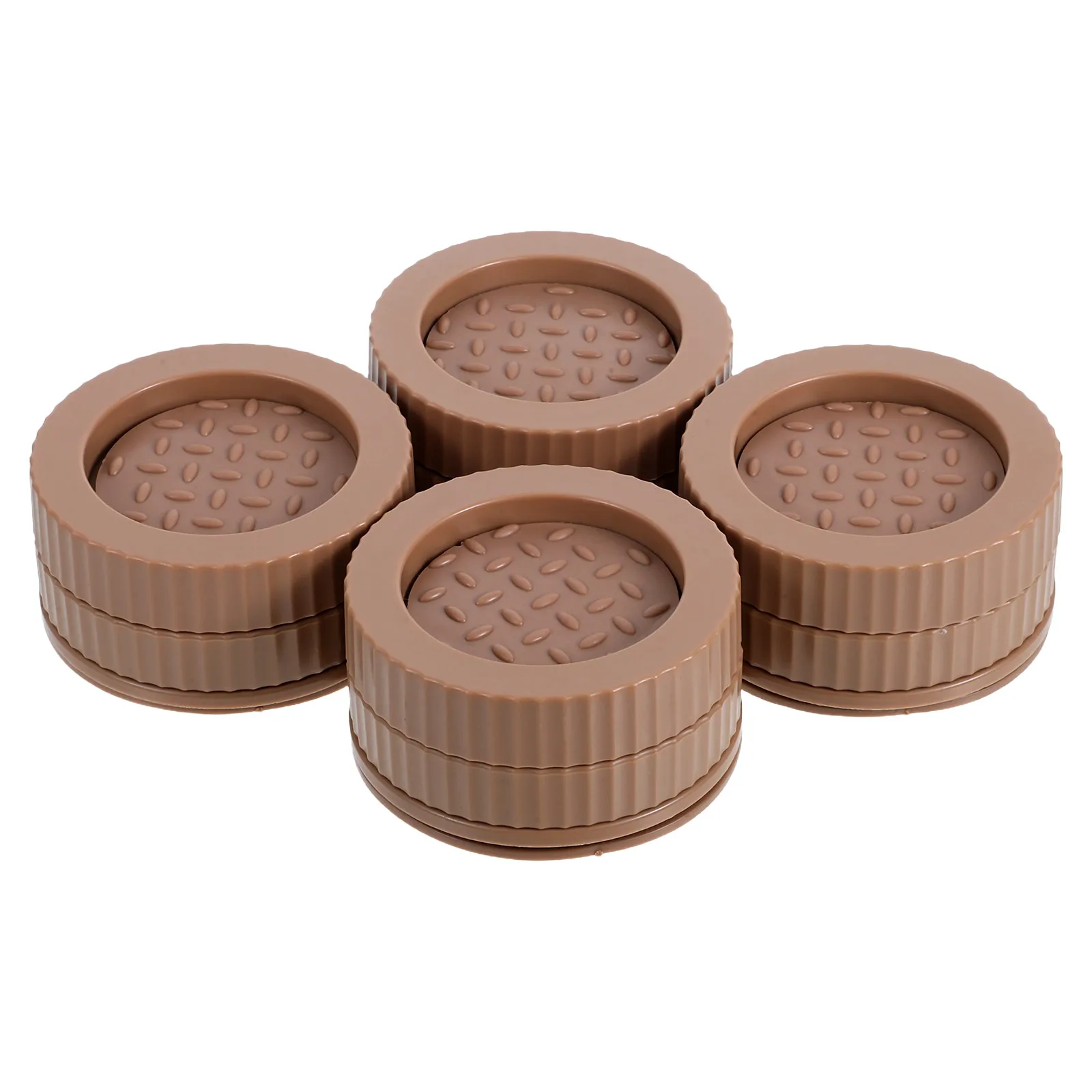 

4pcs Furniture Risers Desk Leg Raiser Bed Frame Booster Pad Extender Heavy Duty Tpe Non Slip Floor Protector Table Support