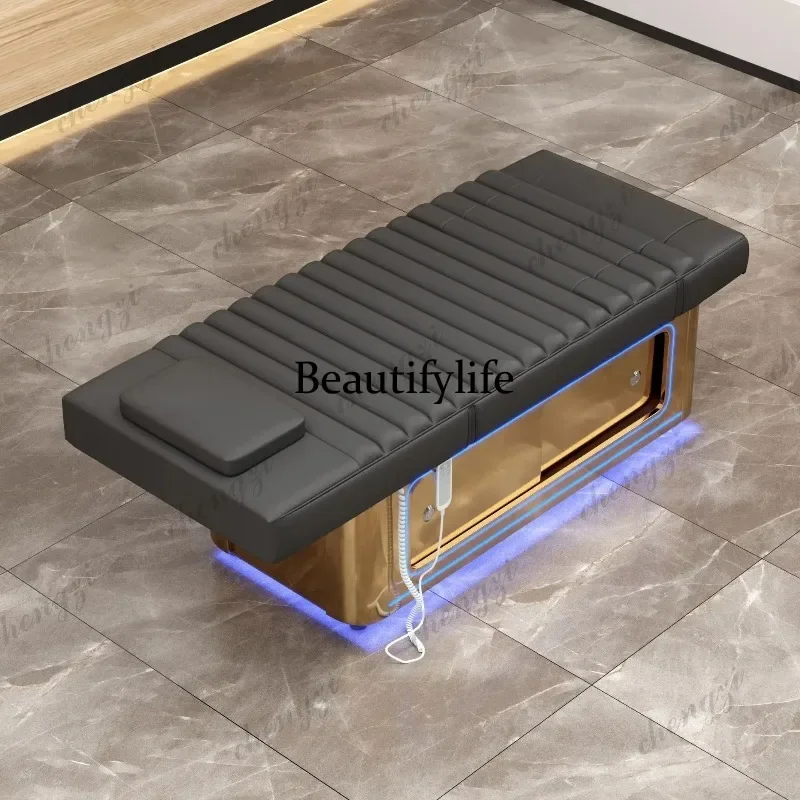 BBB   Electric Tattoo Massage Tables Beauty Lash Speciality Adjust Massage Tables Comfort PU Leather Furniture Mesa De Massagem