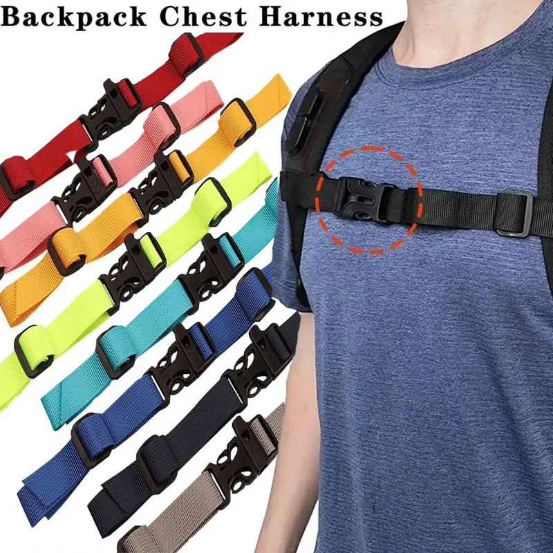

Backpack Chest Bag Strap Harness Adjustable Shoulder Strap For Bag Outdoor Camping Tactical Bags Straps Accessories For Backpack