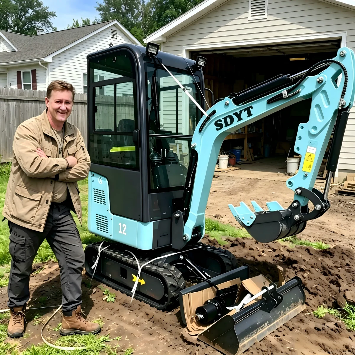 

Mini Excavator 0.8 Tons 1 Ton 1.5 Tons Customized With Ce Epa Kubota Engine Energy Efficient And Durable Strong Digging Power