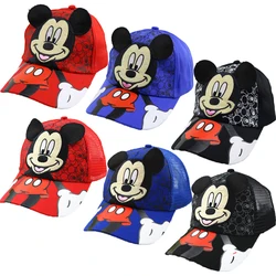 Disney topolino cappello Disney Anime Snapback berretto da Baseball ragazzi ragazze bambino cappello Hip Hop primavera Summe cappello da esterno regolabile