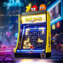 Hprosper-Luz LED de 5V para máquina Arcade ICONS 10323, Lámpara decorativa con caja de batería, PAC-MAN, (no incluye bloques de construcción Lego)