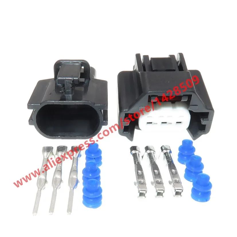 1 Set 3 Pin Oxygen Sensor Plug Waterproof Female Male Electrical Cable Connector For A/C Compressor 7183-7874-30 7183-7874-30