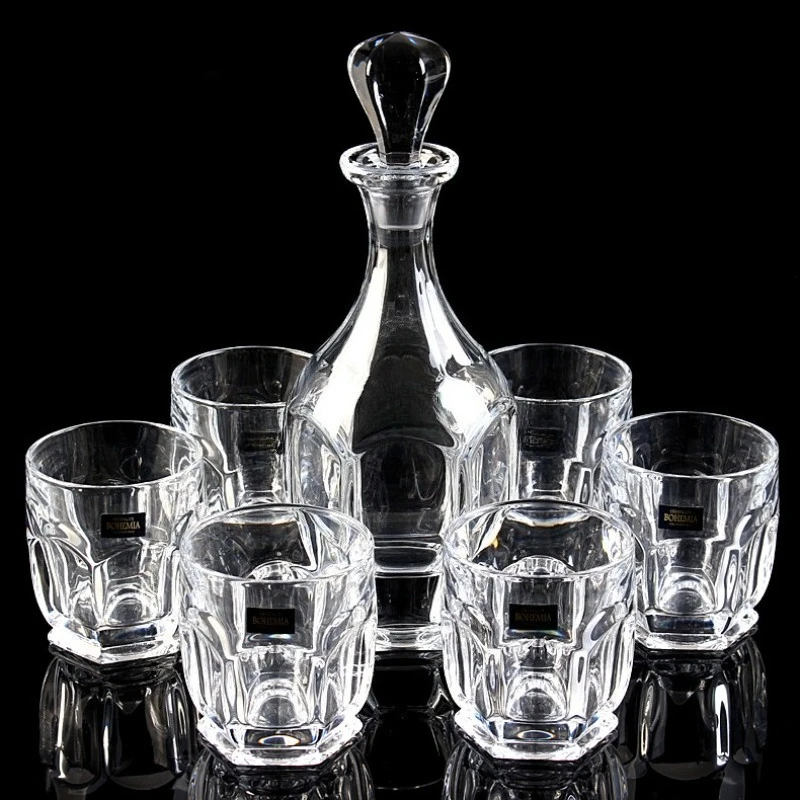 

Crystal high-value household whiskey foreign wine cup seven-piece set