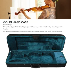 4/4 Violin Hard Case Rectangle Oxford Cloth Foam Lightweight Violin Box for Violinist Violin Hard Case Lightweight Violin Case
