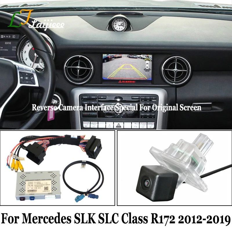 

Plug And Play Reverse Camera For Mercedes Benz SLK SLC Class R172 2012-2019 With Original Screen / HD Rear View Parking Camera