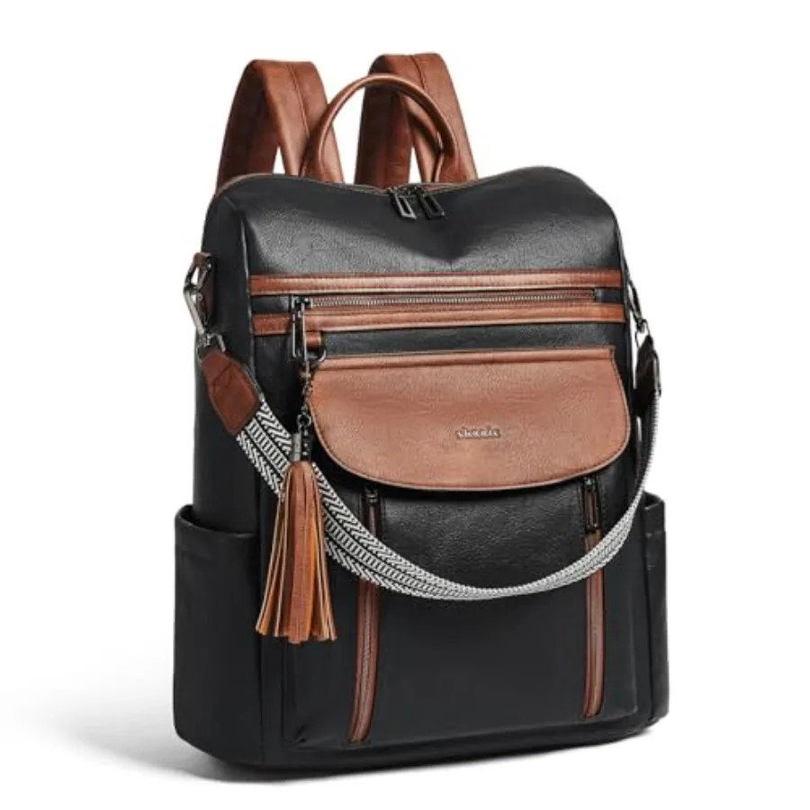 

Рюкзак для ноутбука для женщин, 15,6 дюймов, кожаный дорожный рюкзак-сумка, рюкзак для медсестер и учителей, ручная кладь, сумка для компьютера, профессиональный рюкзак.