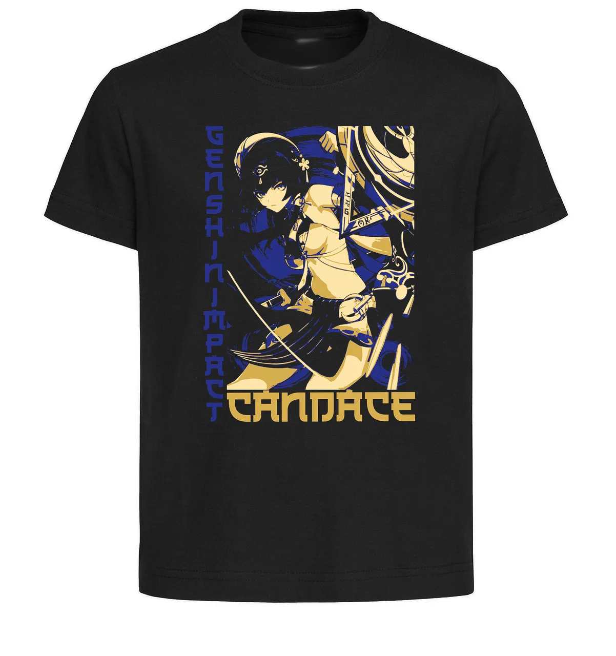 

T-Shirt Unisex Black Japanese Style Genshin Impact Candace