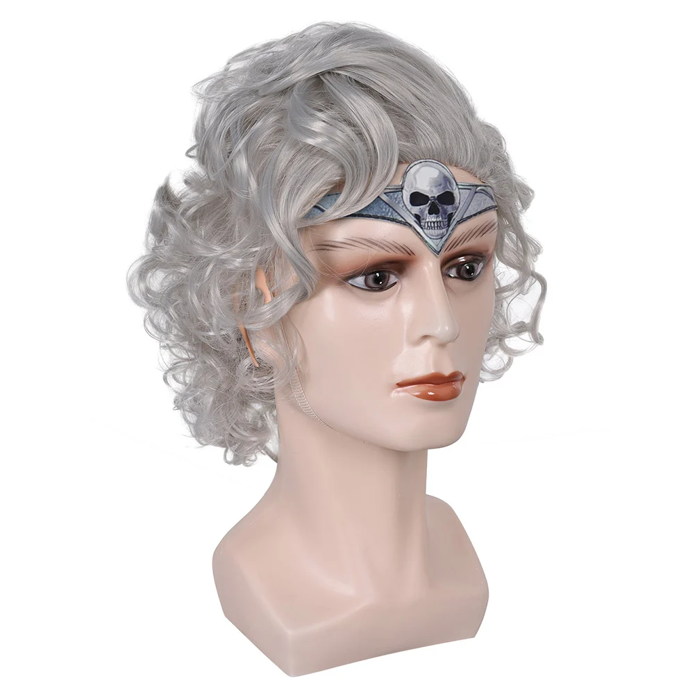 Fantasia Astarion Cosplay Wig Hair Elf Ear Headband Baldur Cos Gate Costume Accessories Adult Men Carnival Halloween Party Props