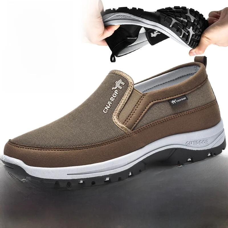 

Men's Casual Sports Shoes Anti-Slip Slip-On Walking Shoes Size 49 Travel Soft Bottom Leisure Mesh Sneakers Outdoor Footwear