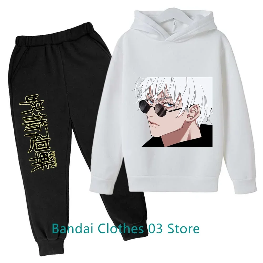 Jujutsu Kaisen Anime Hoodie Children's Printed Hooded Pullover Harajuku Boys and Girls Fashion Casual Spring and Autumn Wear