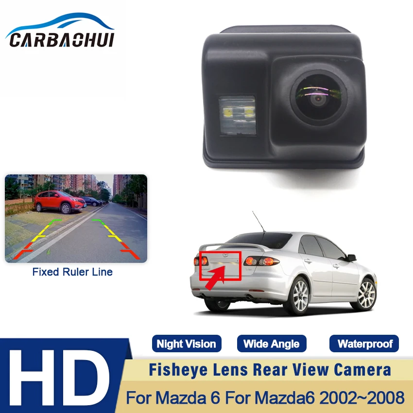 

Rear View Reversing Camera Car Back up Camera HD CCD Night Vision Vehicle ​For Mazda 6 Mazda6 2002 2003 2004 2005 2006 2007 2008