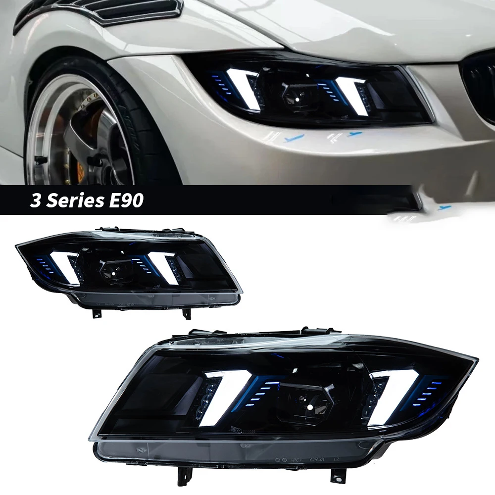 

Car Styling Headlights for BMW E90 LED Headlight Projector Lens 3 Series 330i 320i Signal Head Lamp Drl Automotive Accessories