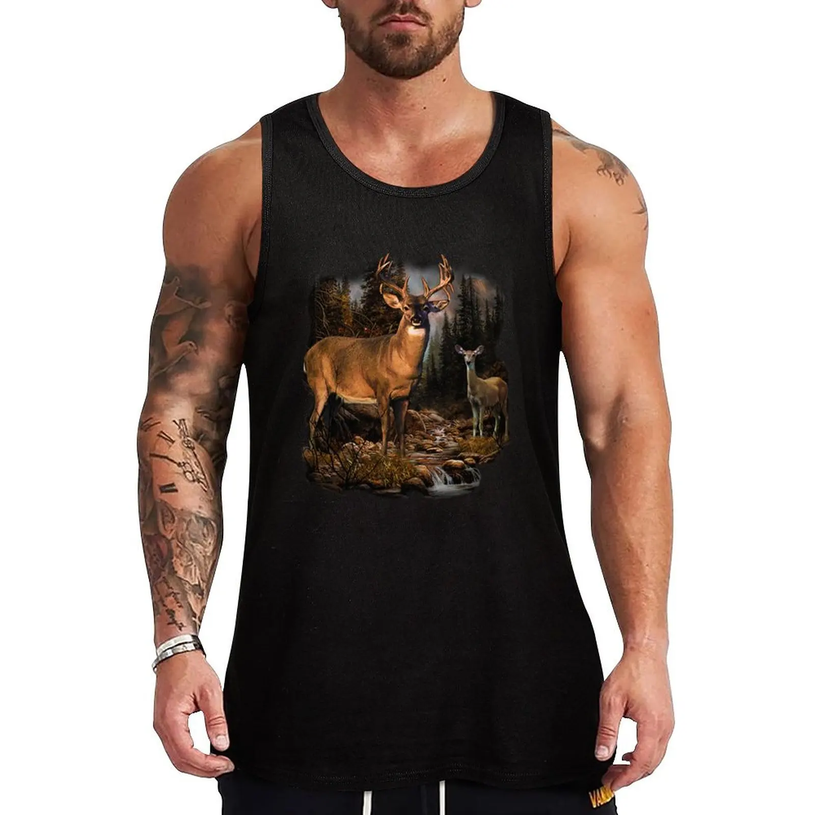 Wild Deer Tank Top anime clothes cute tops