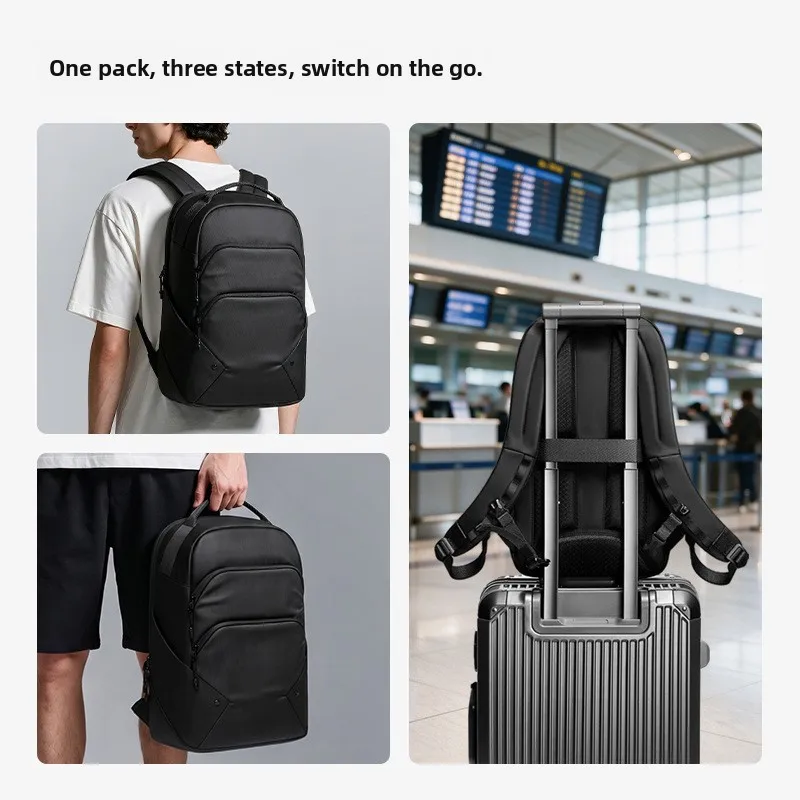 Expandable Travel Backpack 20 Inch Carry on Luggage Extra Space Multi Compartment Travel Daypack for Business and Outdoor