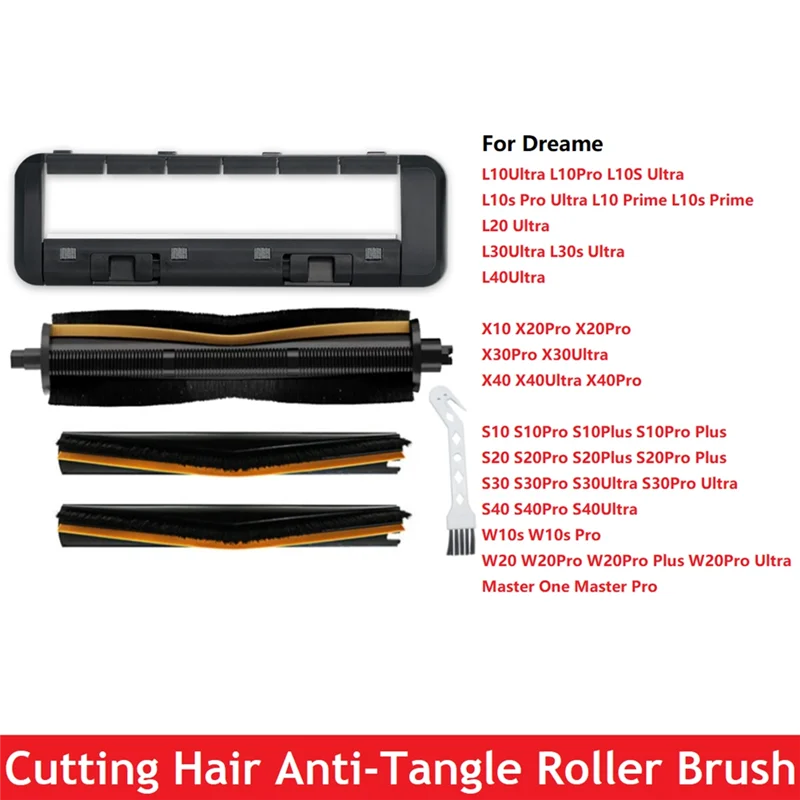 ABGP-드림 X40/X30/X20/X10/S30/S20/S10 진공 액세서리 스크래치 스트립 메인 브러시 커버용 엉킴 방지 헤어 커팅 브러시