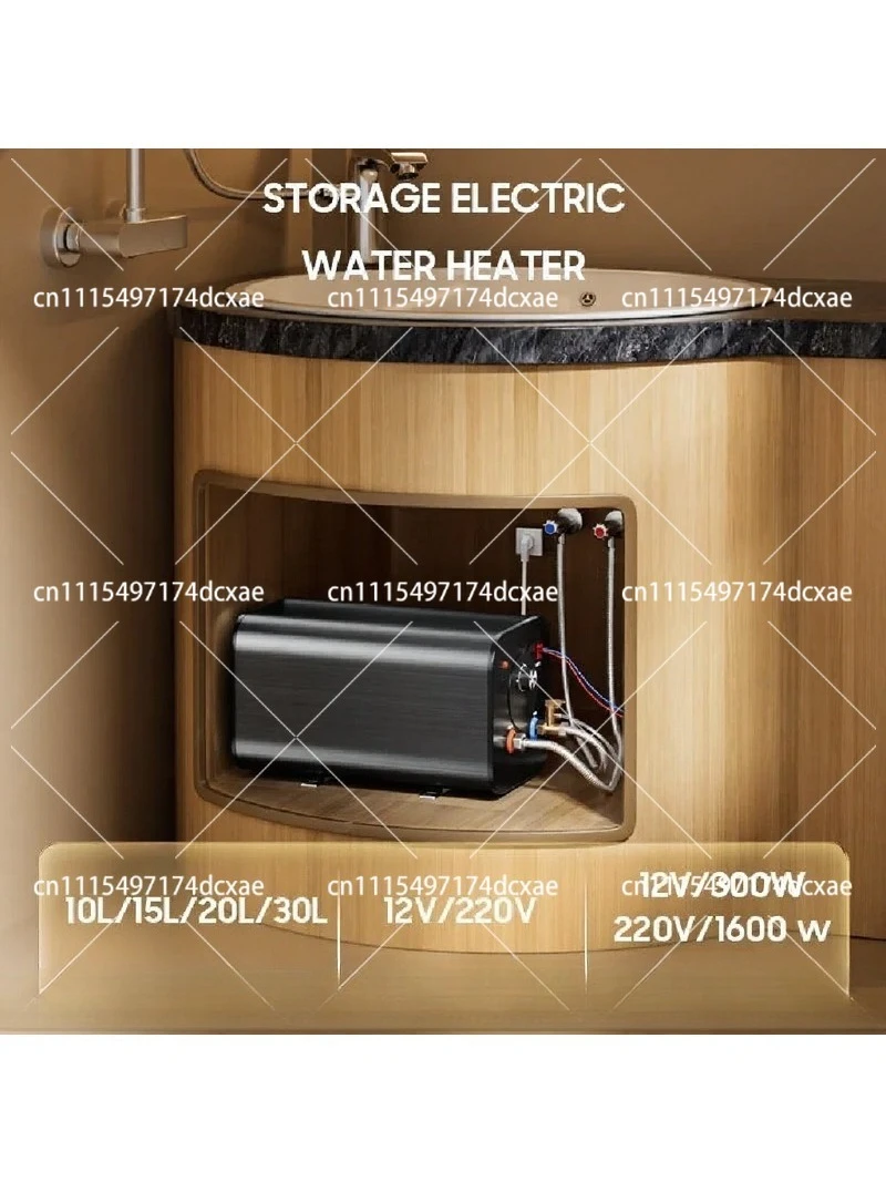 12V 24V 220V RV Water Heater Tank 10L 15L 20L 30L Electric Boiler Storage for Camper Trailer view 3