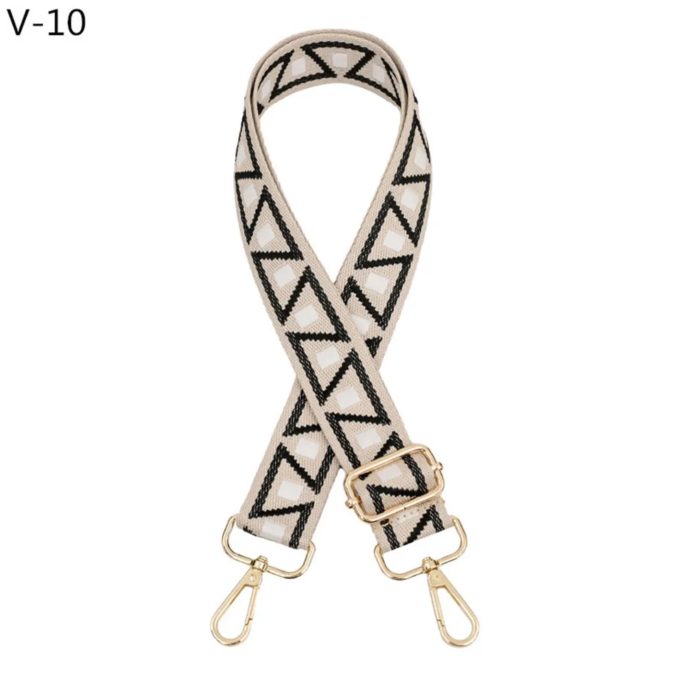 Colorful Bag Strap Handbag Belt Shoulder Bag Strap Replacement Strap Accessory Bag 3.8cm Wide All-match Adjustable Replacement