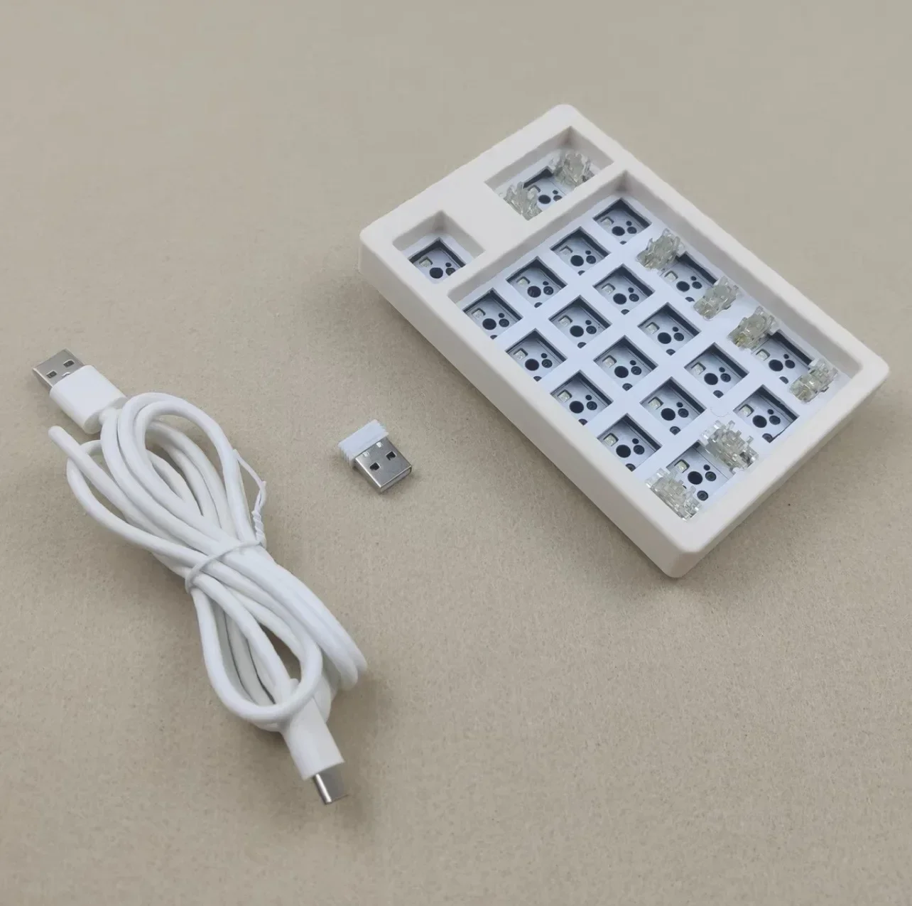 Imagem -02 - Nexttime-kit Teclado Mecânico Nt19 Numpad Bluetooth 2.4g Junta Modo Pcb Hot Swappable Switch Led Rgb Próxima Vez 19