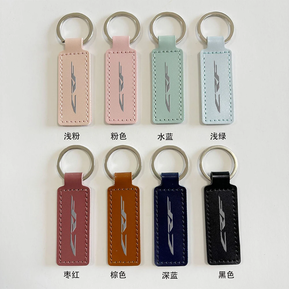 High-Grade leather Motorcycle Keychain Holder Keyring For HONDA CRF 150 250 450 CRF150 R/F CR450 R/X/RX CRF230F CRF250 R/X/L/M