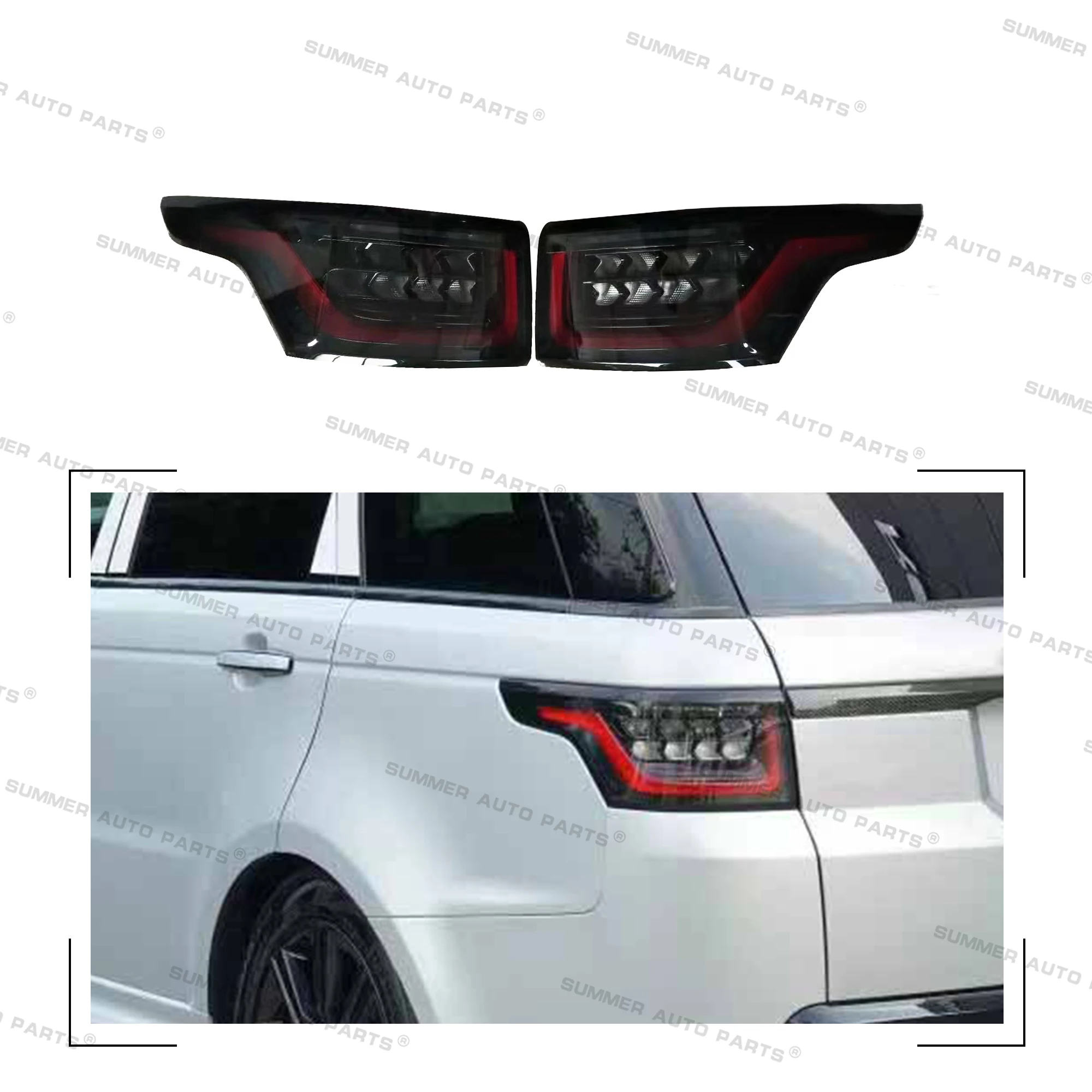 Car Accessories Tail Light Old Upgrade New Led  Rear Back Lamp light For Range Rover Sport  