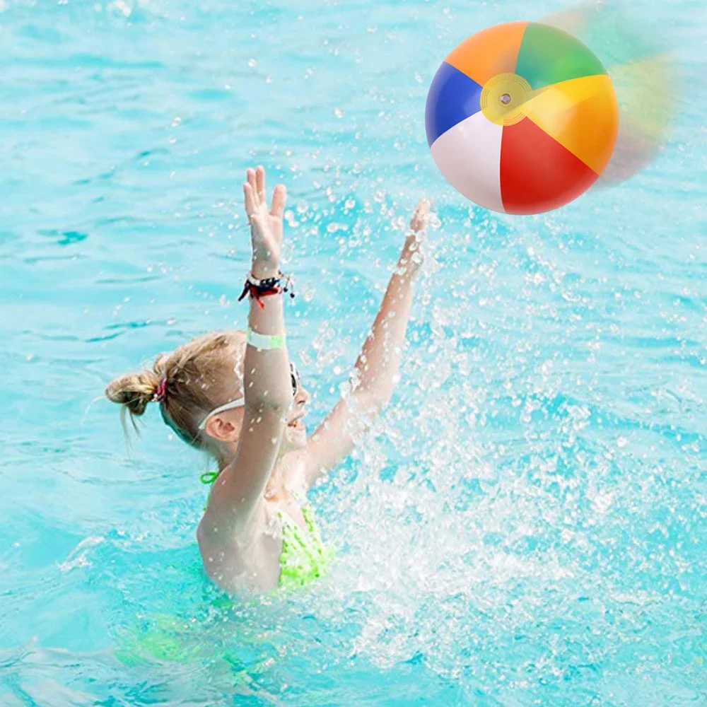 Summer Colorful Inflatable Balloons Outdoor Swimming Pool Play Party Water Game Balloons Beach Sport Ball Fun Toys For Kids