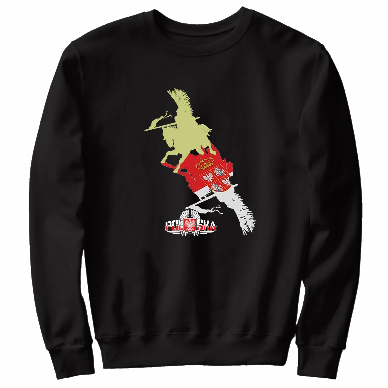 Polska Husaria Polish Hussar Winged Cavalry Pullover Hoodie 100% Cotton Comfortable Casual Mens Sweatshirts Fashion Streetwear