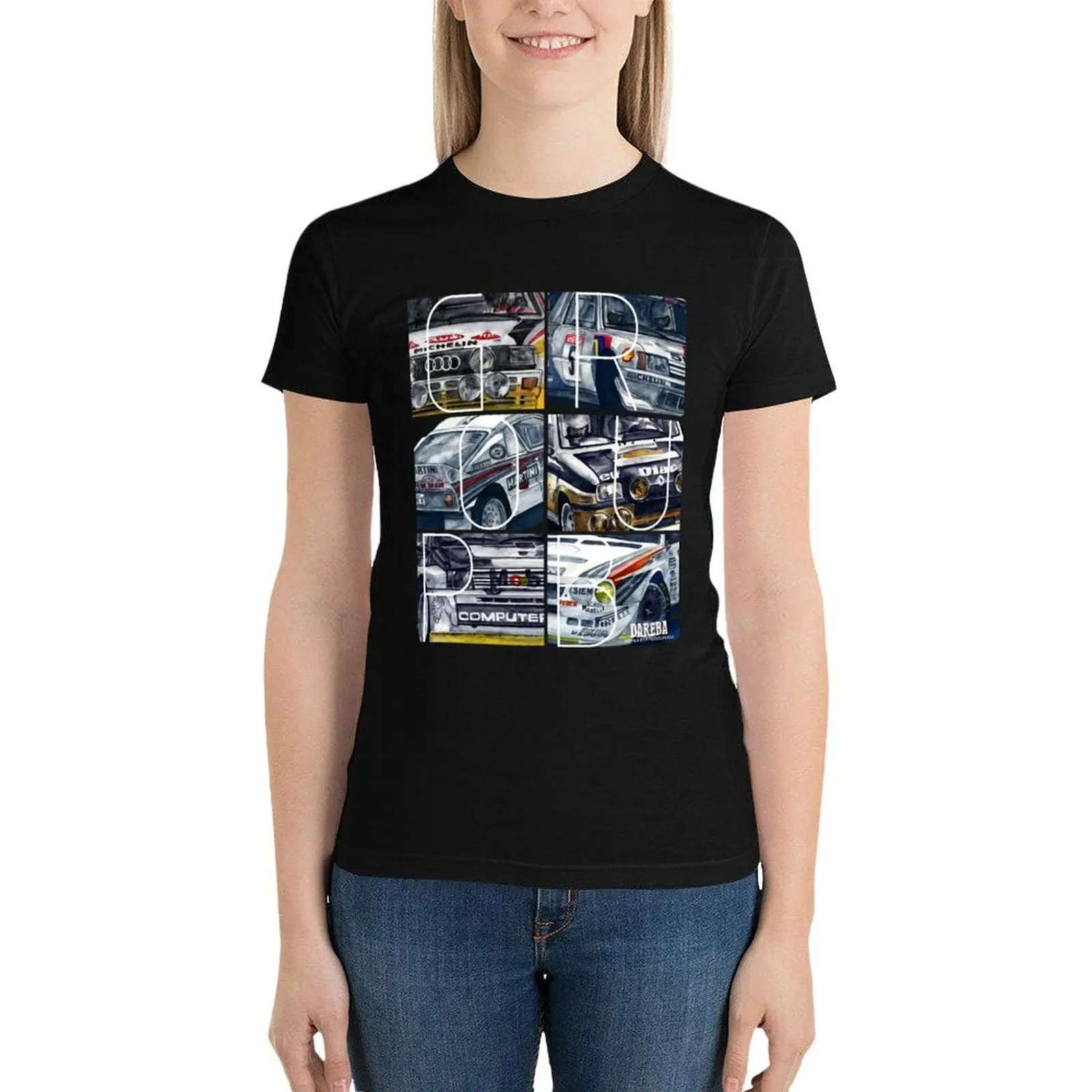 

Rally group B T-Shirt Aesthetic clothing funny tees t shirts for Womens