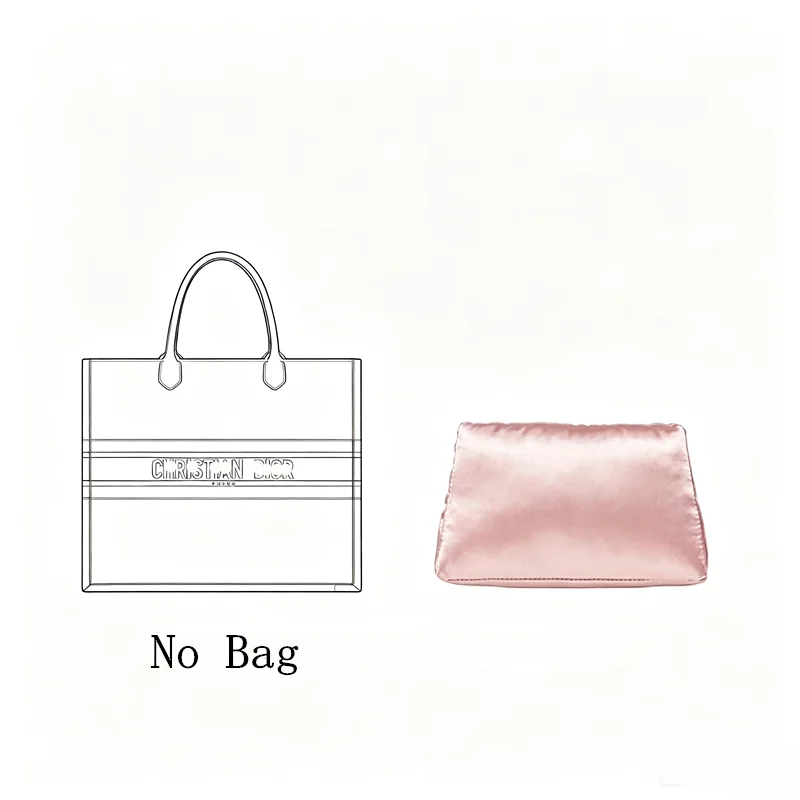 Pure Handmade Silks Bag Pillow Fabric Support Lining For Dior Tote Bag Anti Deformation Collapse Bag Organizer