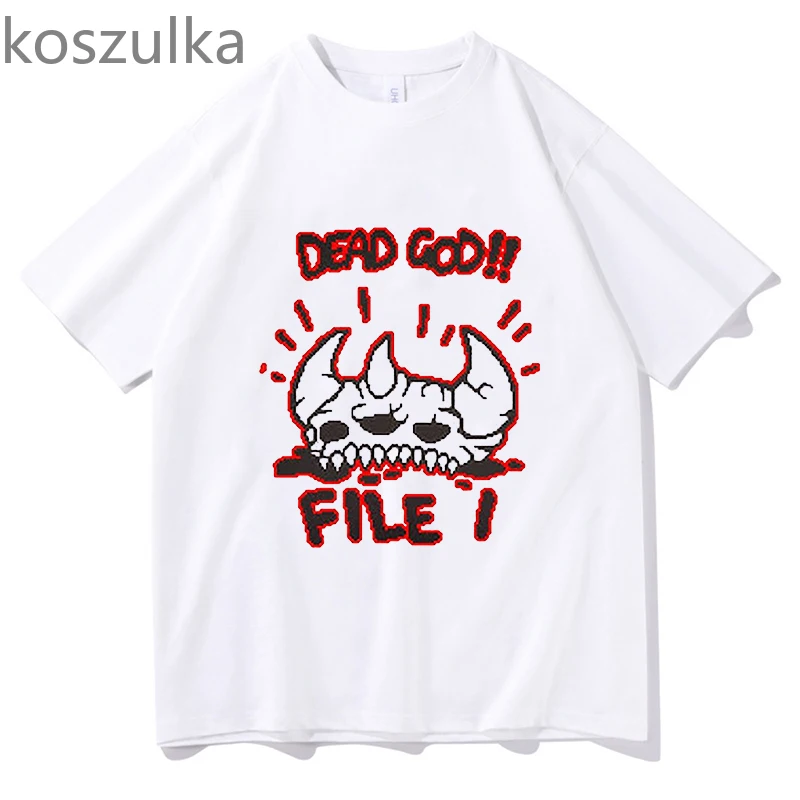 Binding Of Isaac 2024 T-shirt O-Neck Short Sleeve Dead GOD FILE Shirts Fans Gift Unisex Fashion Casual Pure Cotton Streetwear