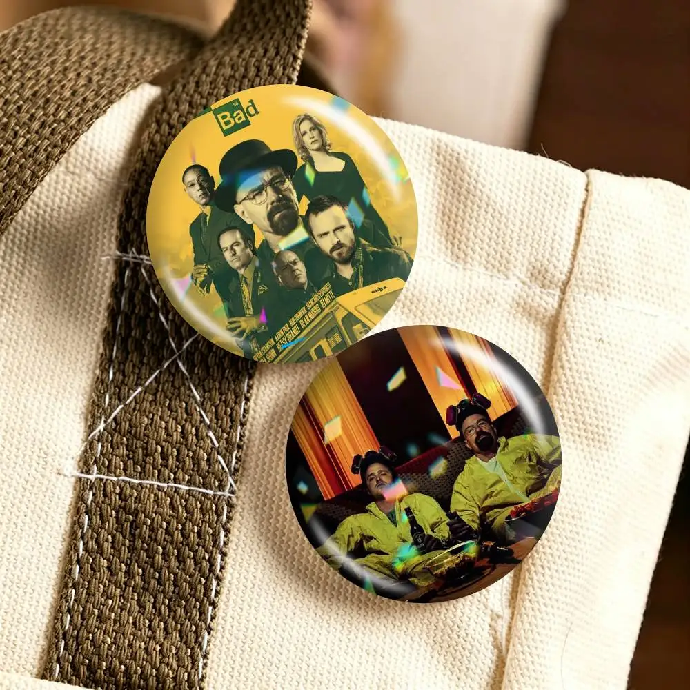 B-Breaking B-Bad  25 32 44 58 75mm Badges Personalized Round Brooches Pins Accessory Gift