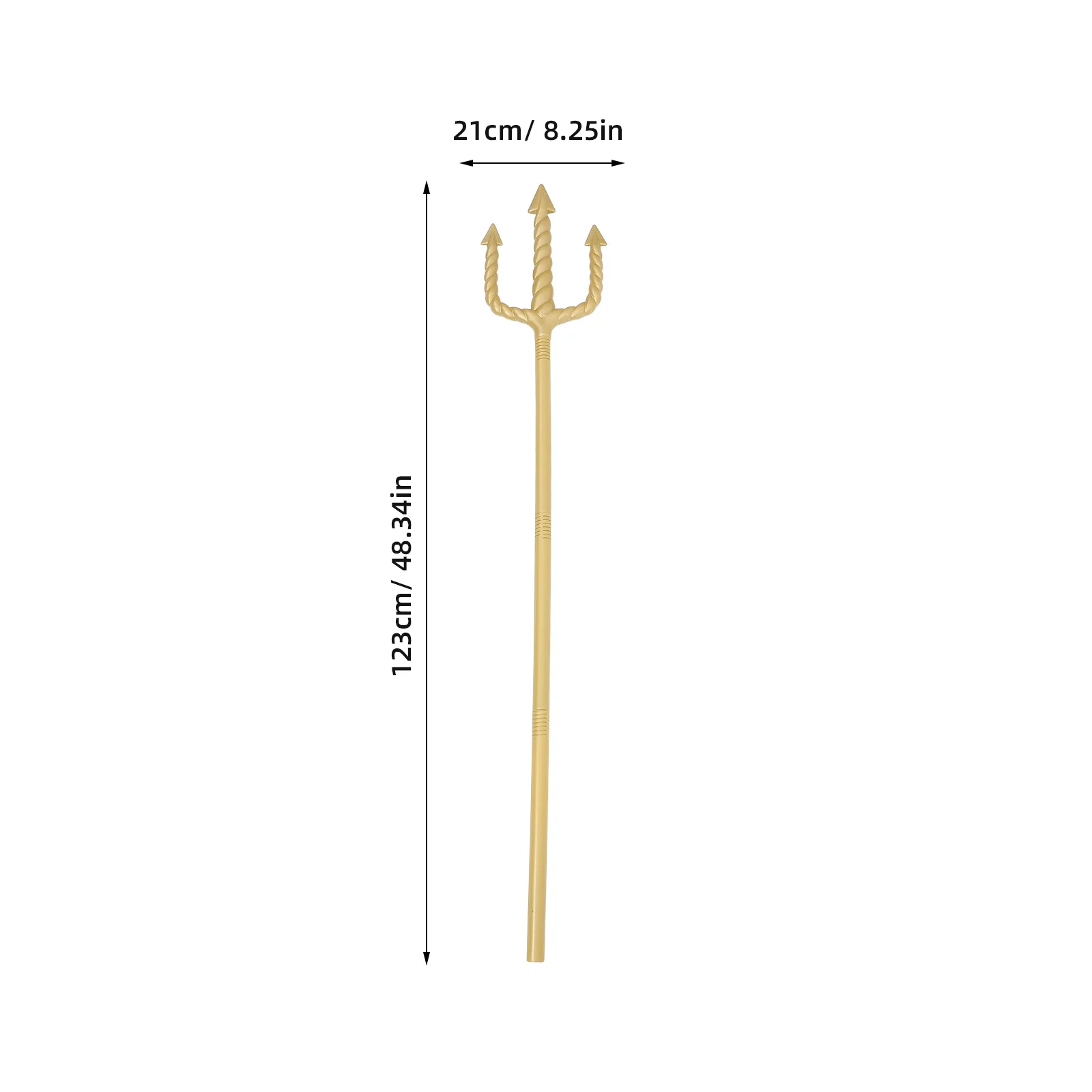 Duivel Vork Prop Drieledige Voor Halloween Cosplay Kostuum Party Decor Lichtgewicht Duurzame Plastic Demon Vork