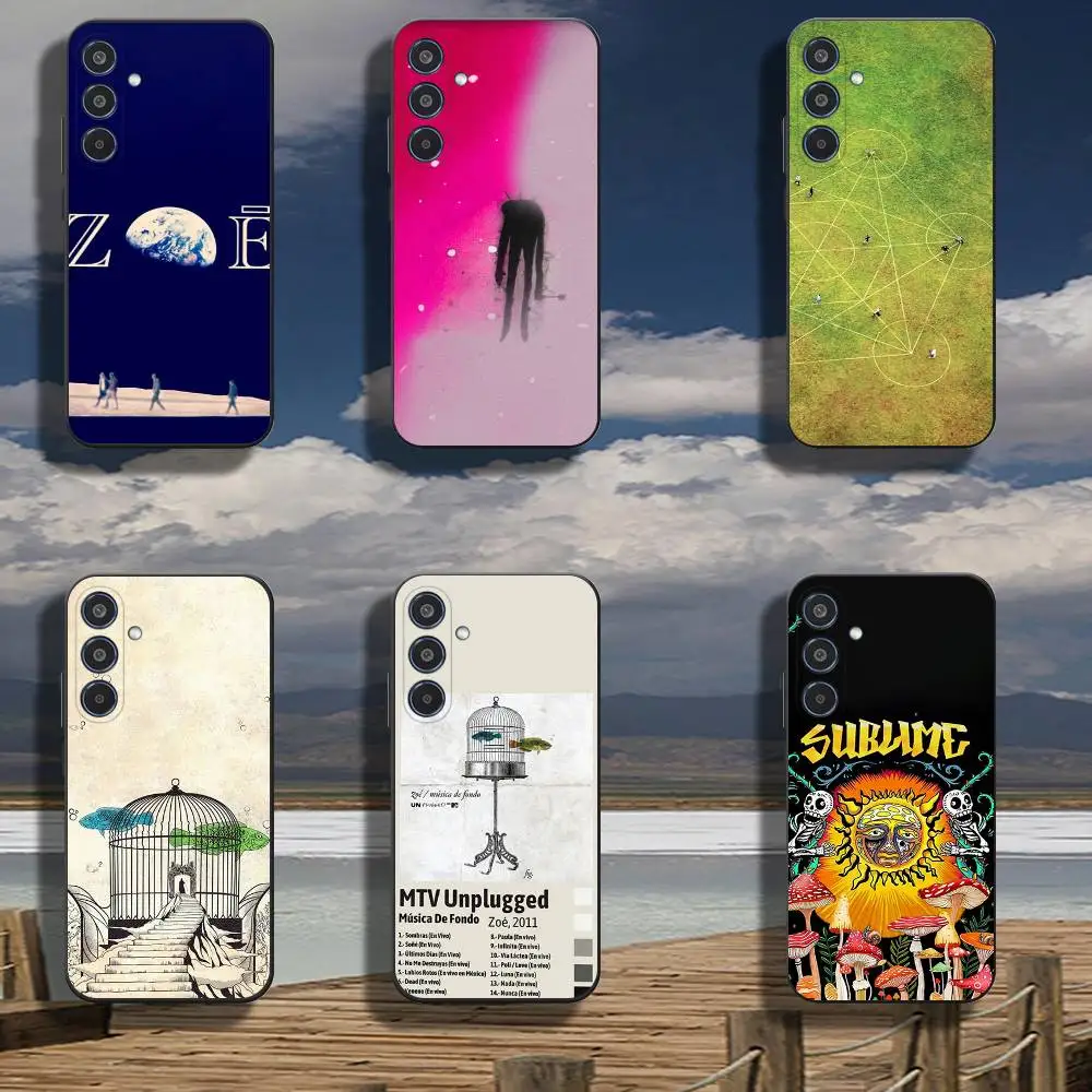 B-Band Z-ZOE ALBUM Phone Case For Samsung Galaxy A73,A72,A71,A70,Others Soft Black Cover