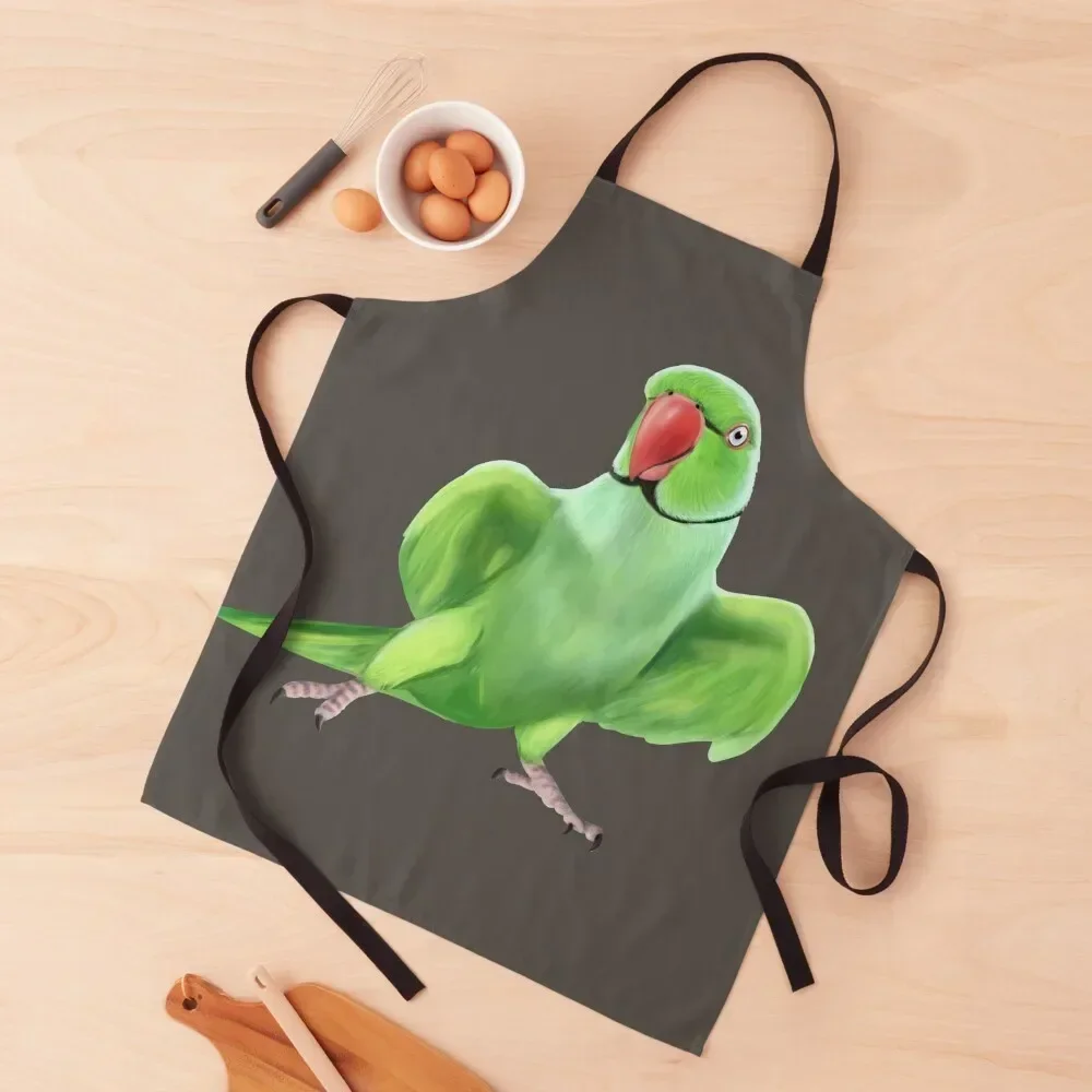 Indian Ringneck Parrot Apron professional hairdressing cook wear Apron