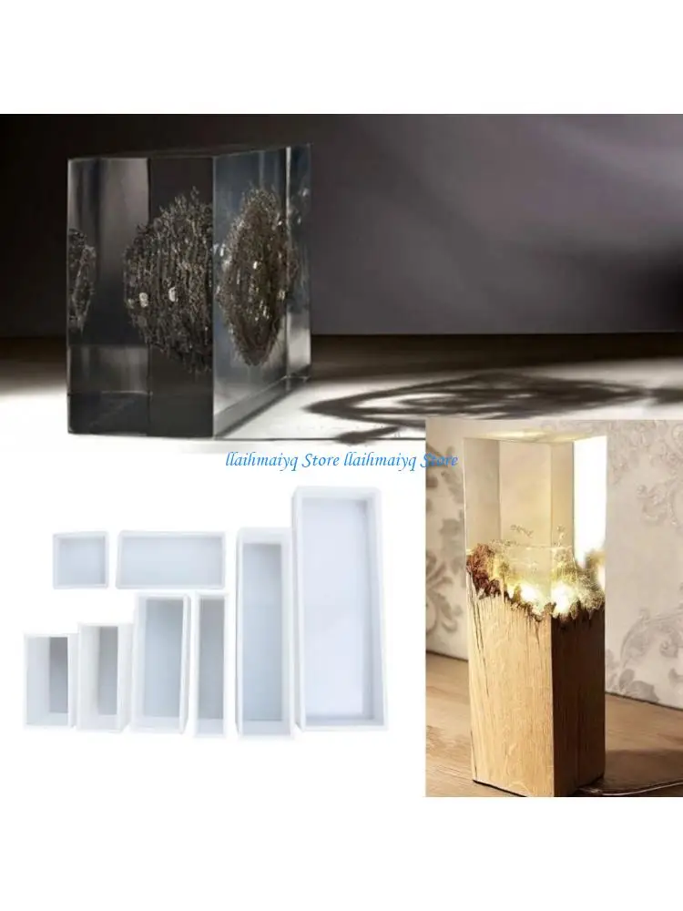 

573B Resin Epoxy Mold Square Moulds Casting for Silicone Crafts DIY