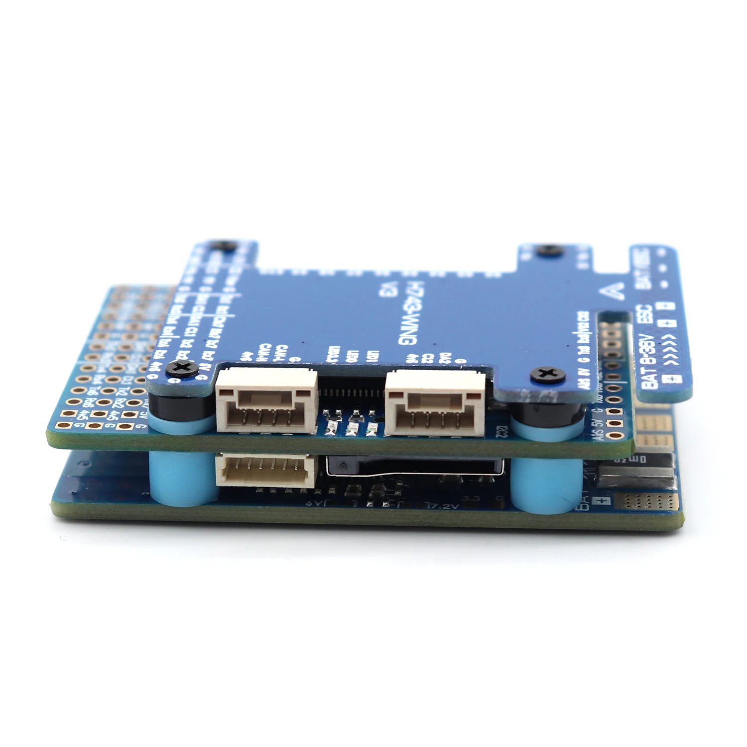H743 Wing V3 Fixed Wing Flight Controller - 2-8S Dual Gyro for Redundancy, Supports Dual Camera FPV & Inav/ArduPilot