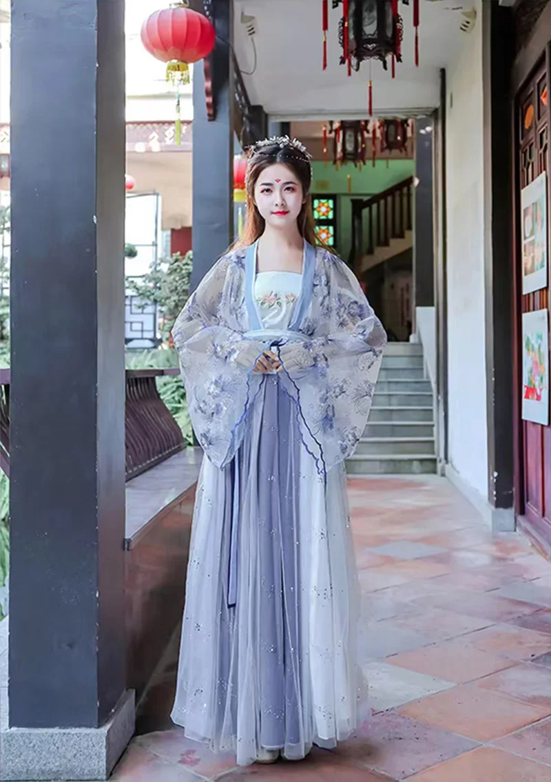 China alten Gürtel Kleidung Hanfu Damen lange akirt canghai fu hua shen fu taillen langen Retro-Rock