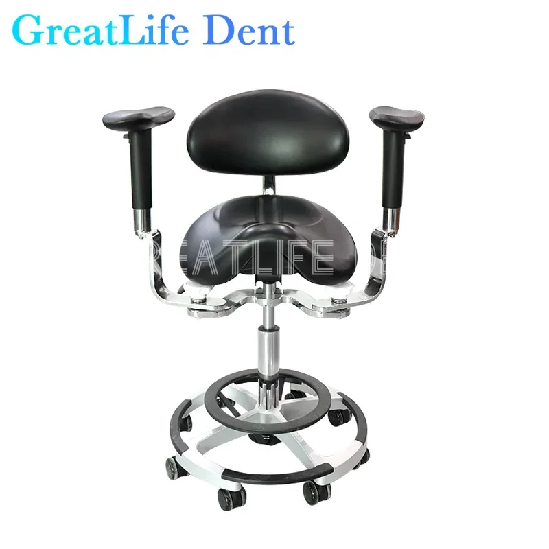 

GreatLife Dent Comprehensive Treatment Luxury Foot Pedal Height Adjustable Dental Laboratory Equipment Instrument Dentist chair