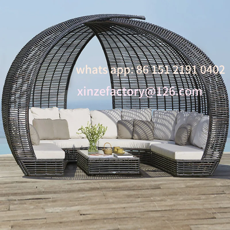 Customizable Furniture Balcony Tables and Chairs Hotel Tables Chairs Courtyard Leisure Outdoor Leisure Chairs Rattan