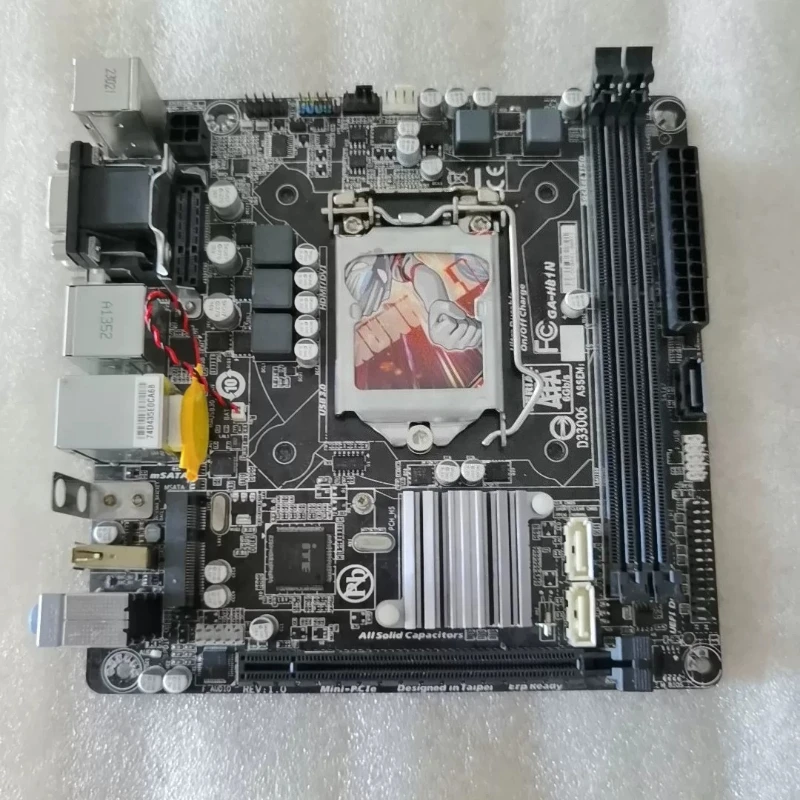Used for GIGABYTE GA-H81N Mini ITX Motherboard LGA1150 H81 DDR3 mSATA For 4th Gen Intel CPU