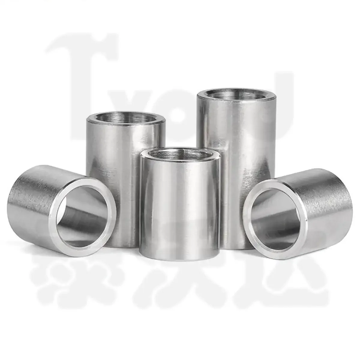 M6 304 Stainless Steel Bushing Washer Round Hollow Unthreaded Standoff Spacer Gasket Sleeve Length 2 3 4 5 6 7 8 9 10-40mm